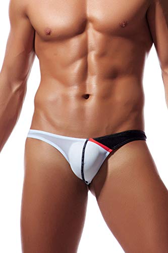 Newsywell Herren Tangas G-String T-Rücken Atmungsaktiv Beutel Low Rise Bikini Für Herren Unterwäsche Hellblau Groß von Newsywell