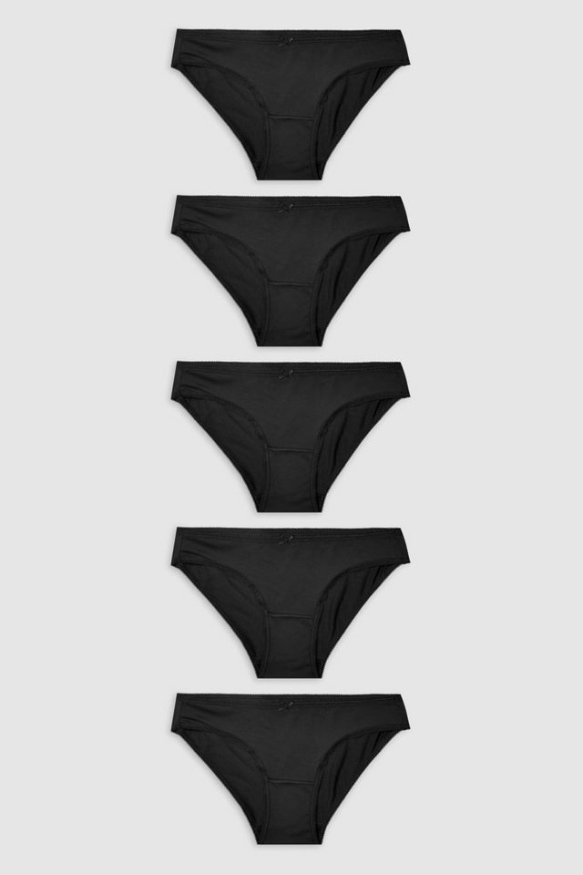 Next Pagenslip 5er-Pack Mikrofaser-Slips, Bikini (5-St) von Next