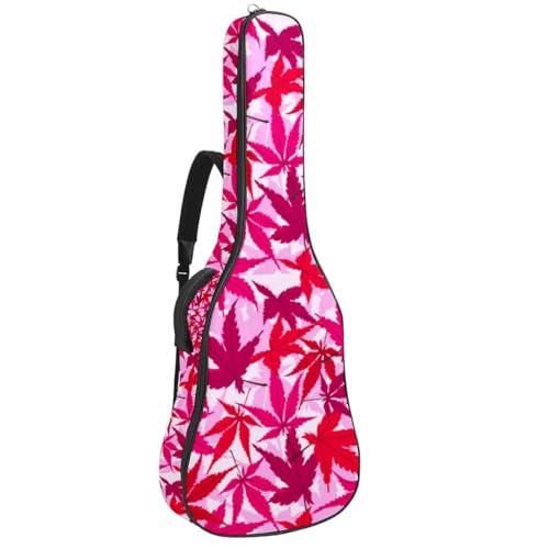 Niaocpwy Gitarren-Gigbag 1 cm dicke Polsterung, wasserdichte Gitarrentasche für E-Bass, Konzertgitarre, Mehrfarbig 06, 42.9x16.9x4.7 in, Taschen-Organizer von Niaocpwy