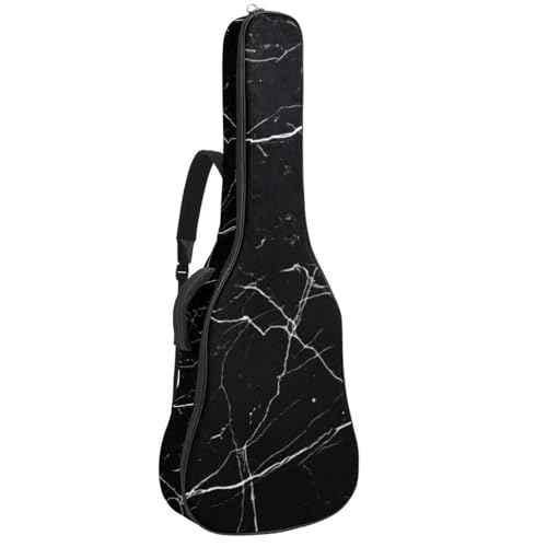 Niaocpwy Gitarrentasche für Akustikgitarre, 101,6 cm, 104,4 cm, 106,7 cm, für E-Bass, klassische Gitarre, rote Farbe, Zwerg-Tulpenblume, Mehrfarbig 06, 42.9x16.9x4.7 in, Taschen-Organizer von Niaocpwy