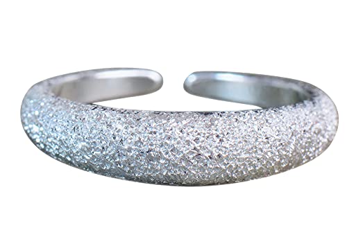 NicoWerk Damen Silberring Elegant aus 925 Sterling Silber Breit Kristallmatt Glitzernd Verstellbar Offen SRI708 NicoWerk Damen Silberring Elegant aus 925 Sterling Silber Breit Kristallmatt Glitzernd Verstellbar Offen SRI708 von NicoWerk
