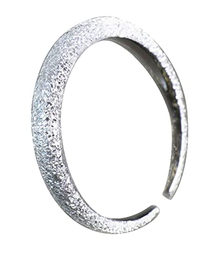 NicoWerk Damen Silberring Elegant aus 925 Sterling Silber Schmal Kristallmatt Glitzernd Verstellbar Offen SRI709 NicoWerk Damen Silberring Elegant aus 925 Sterling Silber Schmal Kristallmatt Glitzernd Verstellbar Offen SRI709 von NicoWerk
