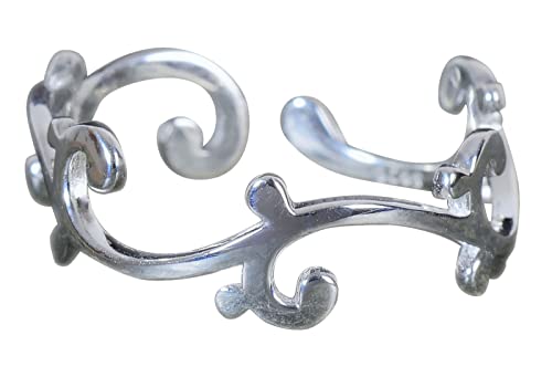 NicoWerk Damen Silberring Ranken aus 925 Sterling Silber Ethno Auffällig Verspielt Filigran Glänzend Verstellbar Offen SRI846 NicoWerk Damen Silberring Ranken aus 925 Sterling Silber Ethno Auffällig Verspielt Filigran Glänzend Verstellbar Offen SRI846 von NicoWerk