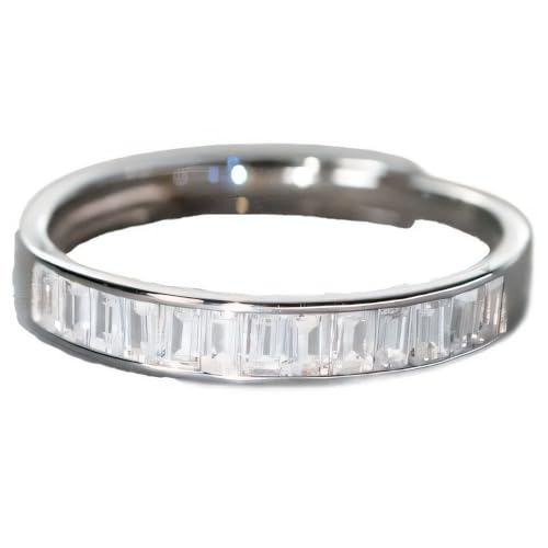 NicoWerk Damen Silberring mit Stein aus 925 Sterling Silber Zirkonia Schmal Glänzend Filigran Elegant Dezent Schlicht Bandring Verstellbar SRI967 NicoWerk Damen Silberring mit Stein aus 925 Sterling Silber Zirkonia Schmal Glänzend Filigran Elegant Dezent Schlicht Bandring Verstellbar SRI967 von NicoWerk
