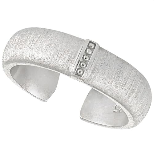 NicoWerk Ring Silber 925 Damen - Verstellbarer Silberring Damen 925 Silber, gebürsteter matter Bandring - SRI1111 NicoWerk Ring Silber 925 Damen - Verstellbarer Silberring Damen 925 Silber, gebürsteter matter Bandring - SRI1111 von NicoWerk