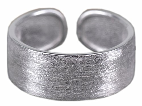 NicoWerk Silberring Bandring Schlicht Matt Ring Silber 925 Verstellbar Damenringe Damen Schmuck SRI194 NicoWerk Silberring Bandring Schlicht Matt Ring Silber 925 Verstellbar Damenringe Damen Schmuck SRI194 von NicoWerk