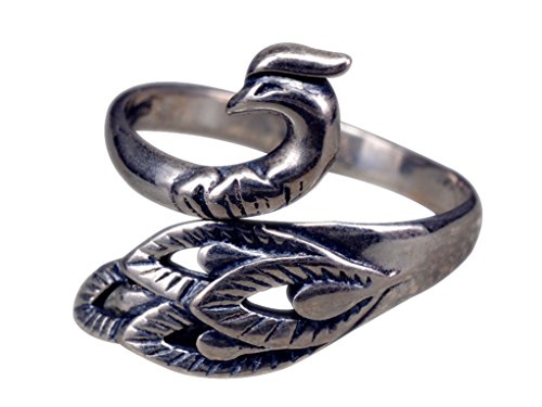 NicoWerk Silberring Pfau Ring Silber 925 Verstellbar Damenringe Damen Schmuck SRI150 NicoWerk Silberring Pfau Ring Silber 925 Verstellbar Damenringe Damen Schmuck SRI150 von NicoWerk