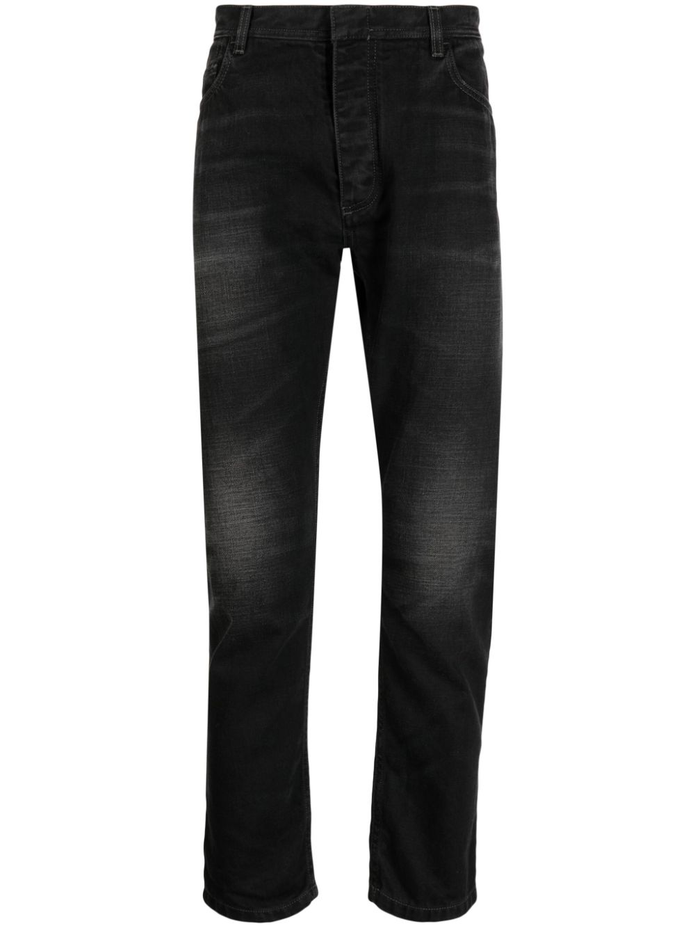 Nicolas Andreas Taralis Cropped-Jeans mit Tapered-Bein - Schwarz von Nicolas Andreas Taralis