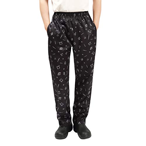 Nideen Professionell Herren und Damen Kochhose Chef Pants, Stil 2(M) von Nideen