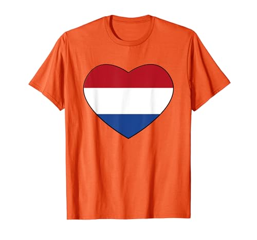 Niederlande Flagge Holland Damen Herren Kinder Nederland T-Shirt von Niederlande Fahne Netherlands Flag Frauen Männer