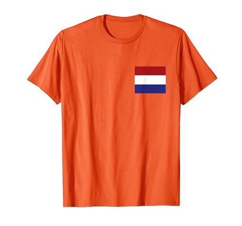 Niederlande Flagge Holland Damen Herren Kinder Nederland T-Shirt von Niederlande Fahne Netherlands Flag Frauen Männer