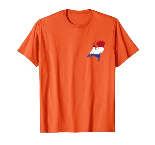 Niederlande Flagge Holland Damen Herren Kinder Nederland T-Shirt von Niederlande Fahne Netherlands Flag Frauen Männer