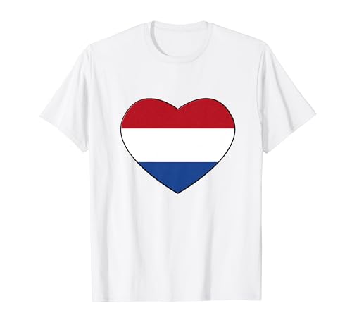 Niederlande Flagge Holland Damen Herren Kinder Nederland T-Shirt von Niederlande Fahne Netherlands Flag Frauen Männer