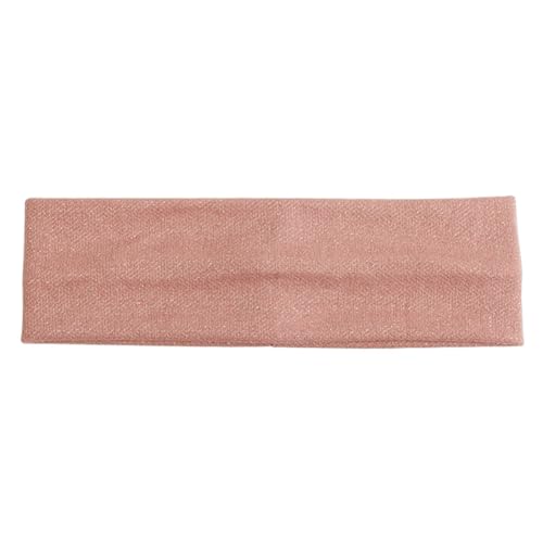 Niiyyjj Geknotetes Haarband für Damen, elastisches Haarband, einfarbig, Haarschmuck, gedrehtes Kopfband, Rosa von Niiyyjj