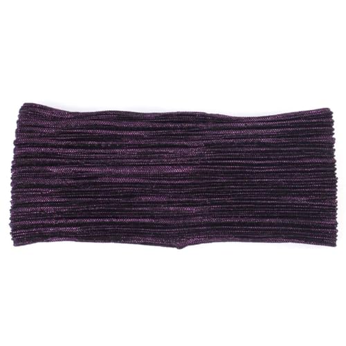 Niiyyjj Magisches, elastisches Haarband für Damen, Sommer, plissiert, metallische Farbe, dehnbar, Violett von Niiyyjj