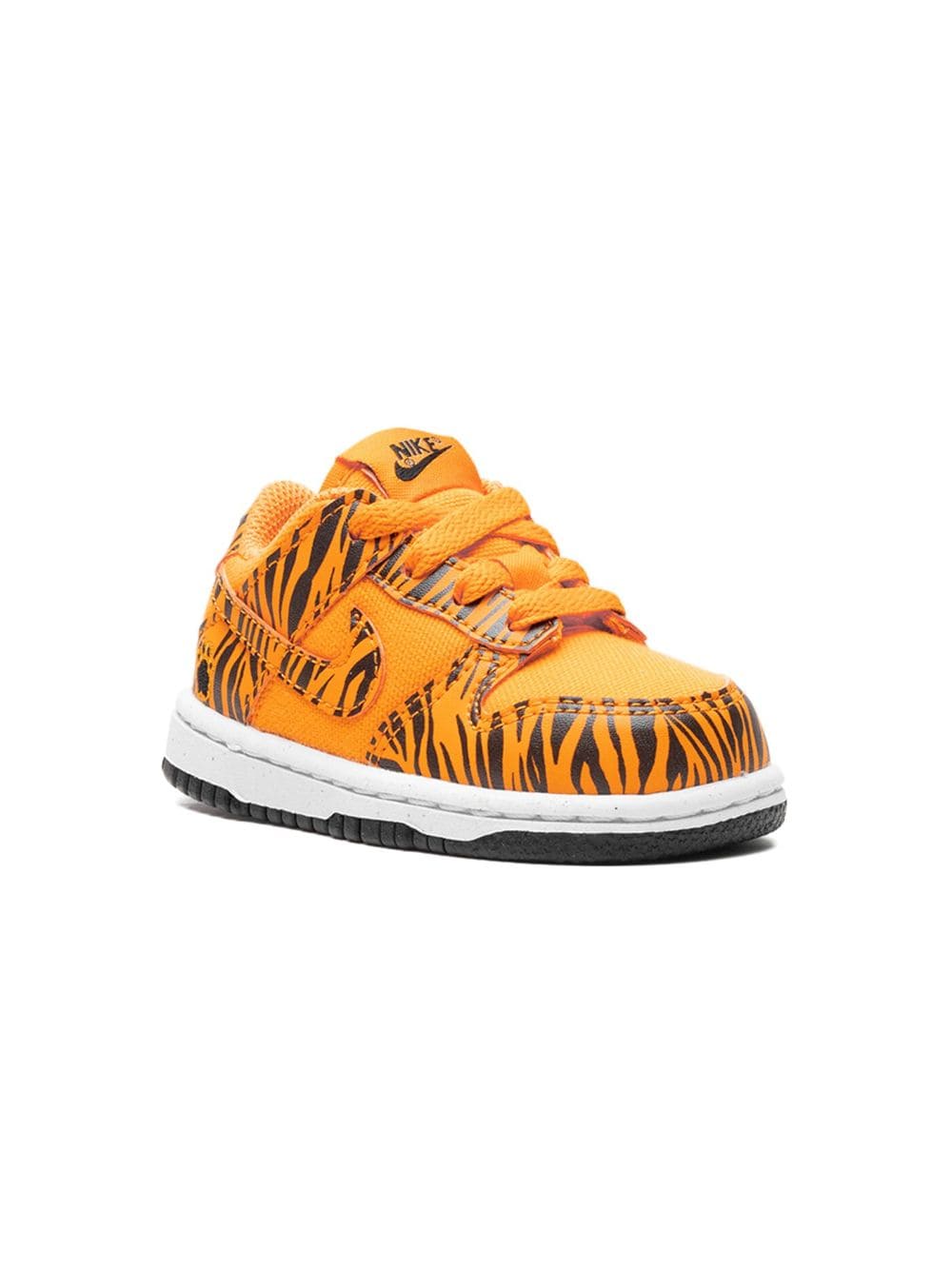 Nike Kids Dunk Low "Tiger Stripes" Sneakers - Orange von Nike Kids