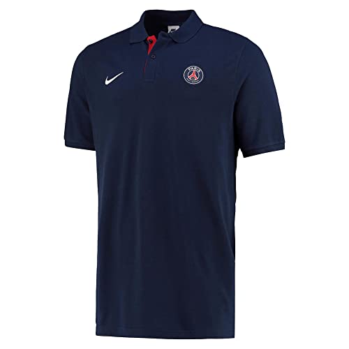 2022-2023 PSG Core Polo Football Soccer T-Shirt Trikot (Navy) von Nike