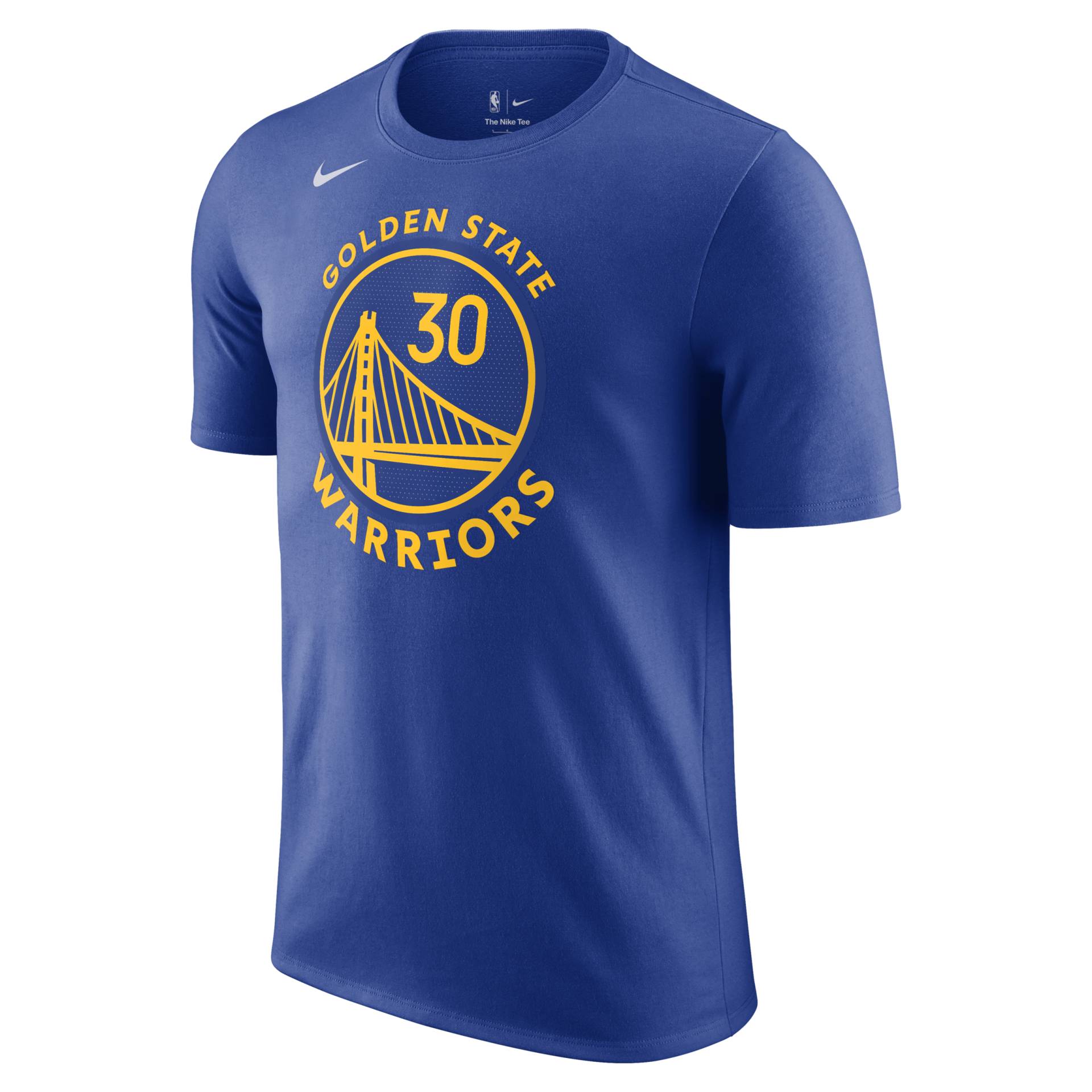 Golden State Warriors Nike NBA-T-Shirt für Herren - Blau von Nike