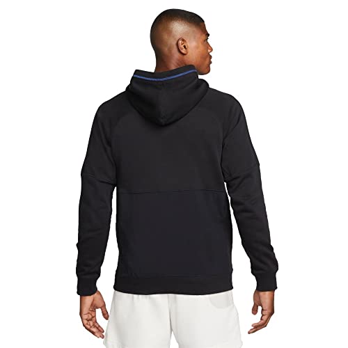 Inter, Herren-Hoodie, offizielle Saison 2022/23, Schwarz Weiß, XL von Nike