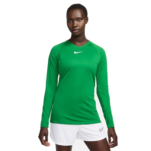 Nike Damen Dri-FIT Park First Layer T-Shirt, Pine Green/White, XS von Nike