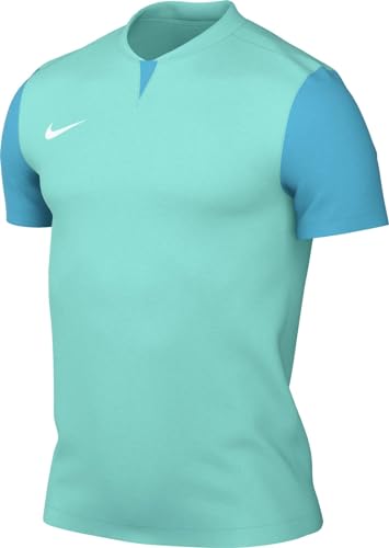 NIKE Herren M NK DF Trophy V JSY SS T-Shirt, Hyper Turq/Chlorine Blue/White, S von Nike