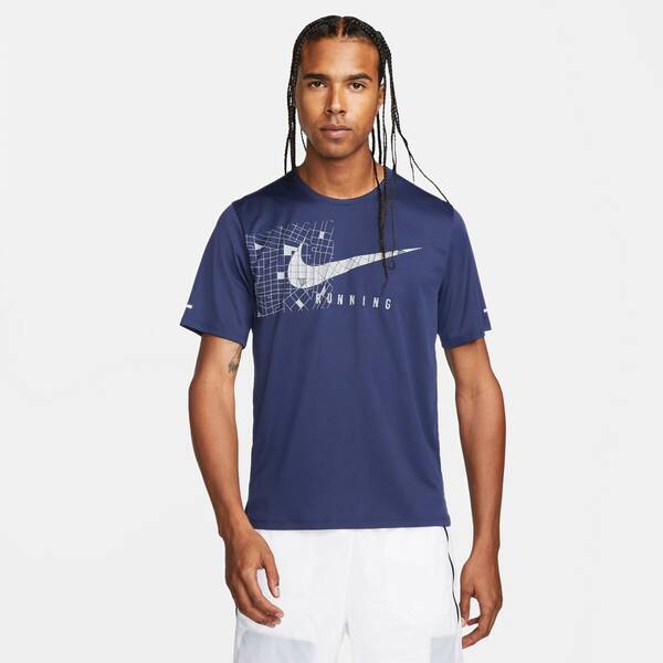 NIKE Herren M NK DF UV MILER RUNDVN SS GFX von Nike