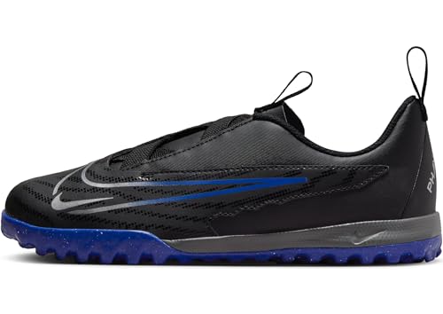 NIKE JR Phantom GX Academy TF Sneaker, Black/Chrome-Hyper ROYAL, 33.5 EU von Nike