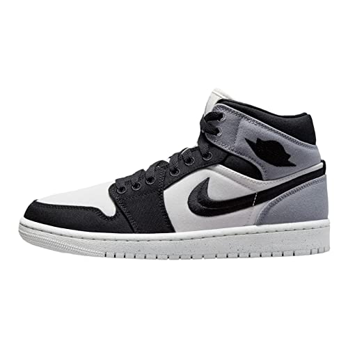 NIKE Jordan Damen WMNS Air Jordan 1 MID SE DO6699 200, Sail/Black-lt Stahlgrau, 39 EU von Nike