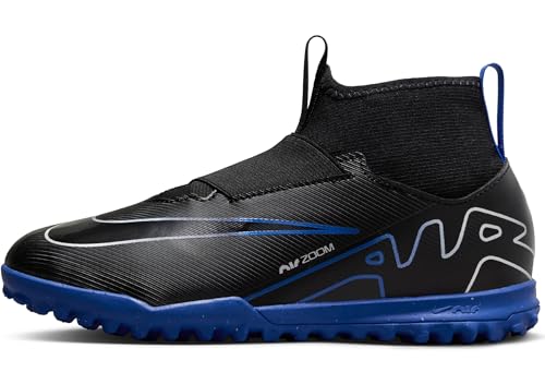 Nike Jr Zoom Superfly 9 Academy Tf Fußballschuh, Schwarz Blau Black Chrome Hyper Royal, 33 EU von Nike