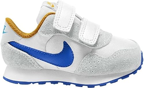 NIKE MD Valiant Sneaker, Summit White/Racer Blue-Racer Blue-White, 33.5 EU von Nike