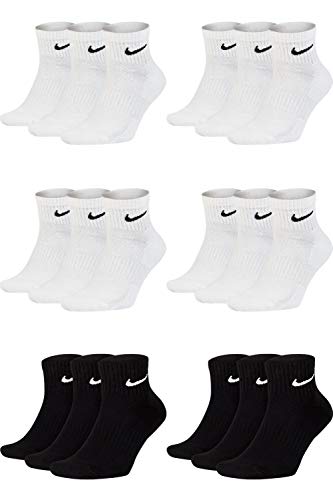 Nike 18 Paar Herren Damen Kurze Socke Knöchelhoch Weiß Schwarz Sparset SX7667 Sportsocken Größe 34 36 38 40 42 44 46 48 50, Größe:38-42, Sockenfarbe:6 Paar schwarz 12 Paar weiss Nike 18 Paar Herren Damen Kurze Socke Knöchelhoch Weiß Schwarz Sparset SX7667 Sportsocken Größe 34 36 38 40 42 44 46 48 50, Größe:38-42, Sockenfarbe:6 Paar schwarz 12 Paar weiss von Nike