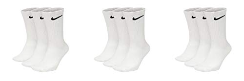 Nike 3 Paar Socken Herren Damen Weiß Grau Schwarz Tennissocken Sportsocken Sparset SX7664 Größe 46-50 von Nike