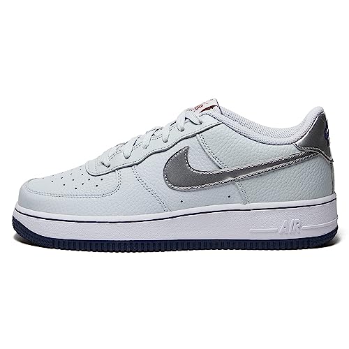 Nike Air Force 1 GS Trainers CT3839 Sneakers Schuhe (UK 5 US 5.5Y EU 38, Pure Platinum metallic Silver 004) von Nike