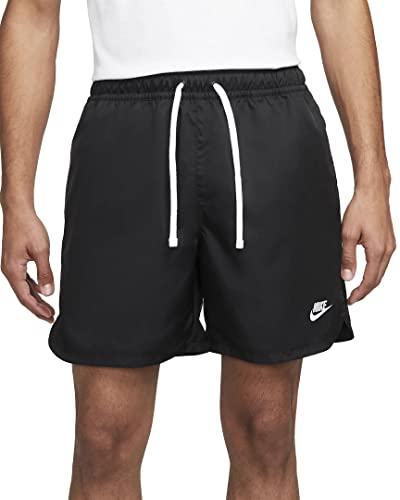 Nike Club Woven Flow Swimshorts Badeshorts (DE/NL/SE/PL, Alphanumerisch, S, Regular, Regular, Black/White) von Nike