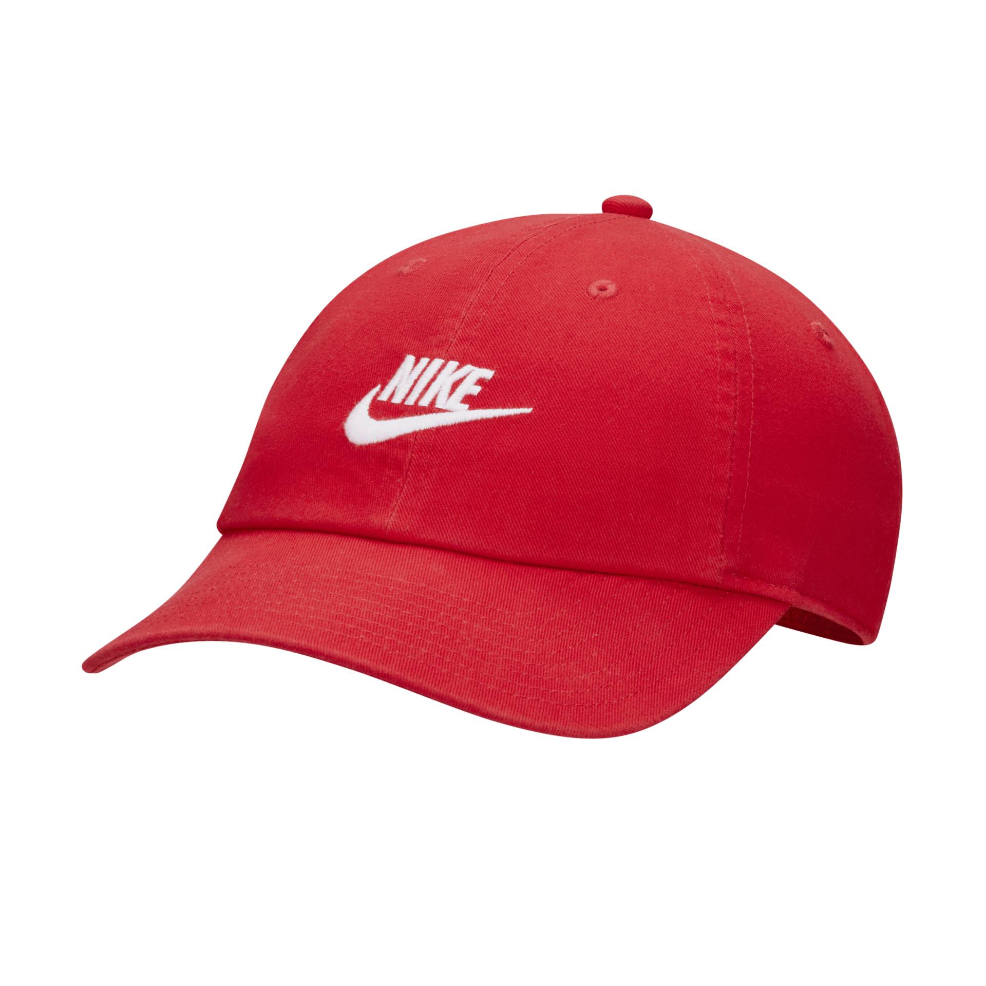 Nike Club unstrukturierte Futura Wash-Cap - Rot von Nike