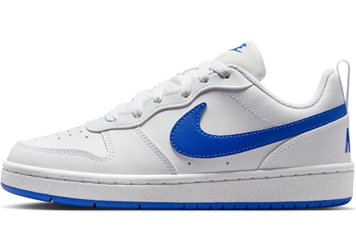 Nike Court Borough Low RECRAFT (GS) Trainingsschuh, White/Hyper Royal, 35.5 EU von Nike