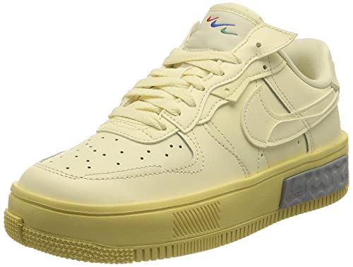 Nike Damen Air Force 1 Fontanka Sneaker, Coconut Milk/Coconut Milk-Lemon WASH, 40.5 EU von Nike