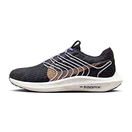 Nike Damen Pegasus Turbo, Schwarz/Anthrazit/Lila/Pfirsich, 38.5 EU von Nike