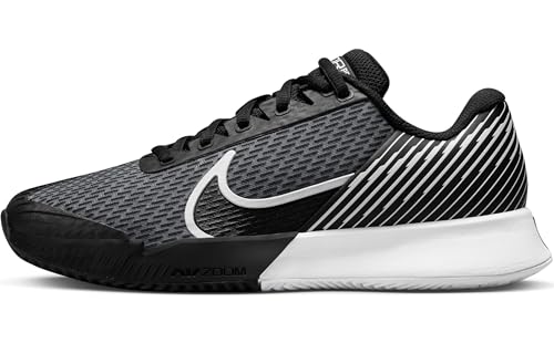 NIKE Damen W Zoom Vapor PRO 2 Cly Sneaker, Schwarz-Weiss, 37.5 EU von Nike