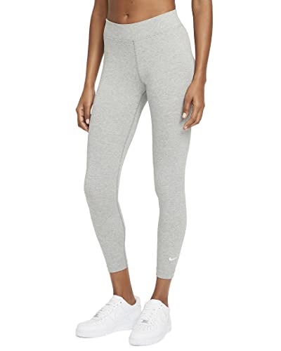 Nike Essential Mid Rise 7/8 Leggings Tights (M, Grey) von Nike