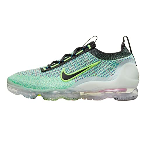 Nike Air VaporMax 2021 Flyknit für Herren, Volt/Black-photo Blue, 44 EU von Nike