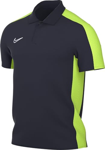 NIKE Herren M NK DF ACD23 SS Polo Shirt, Obsidian/Volt/White, M von Nike