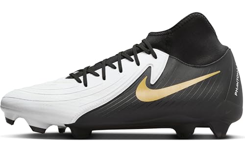 Nike Herren Phantom Luna Ii Academy Fg/Mg Fußballschuhe, White Black MTLC Gold Coin, 38 EU von Nike