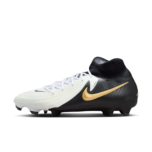 Nike Herren Phantom Luna Ii Pro Fg Fußballschuhe, White/Black-MTLC Gold Coin, 40.5 EU von Nike