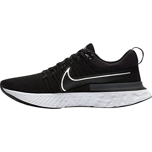 Nike Herren React Infinity Run FK 2 Sneaker, Black/White-Iron Grey, 42.5 EU von Nike