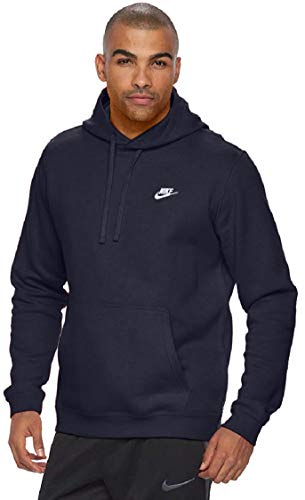 Nike Men's Club Fleece Pullover Hoodie (Navy, Small) von Nike