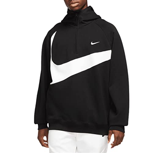 Nike Herren Swoosh Hoodie L Black/White/White von Nike