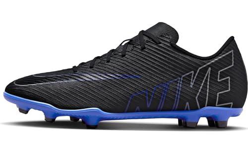 Nike Herren Vapor 15 Club FG/MG Fussballschuh, Black/Chrome-Hyper Royal, 42 EU von Nike