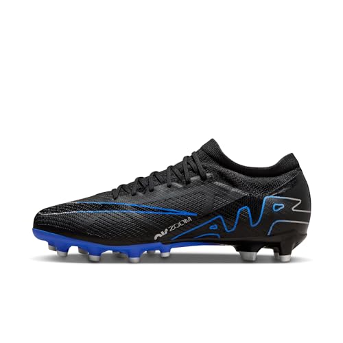 Nike Herren Zoom Vapor 15 Ag-Pro Fußballschuh, Black Chrome Hyper Royal, 42.5 EU von Nike