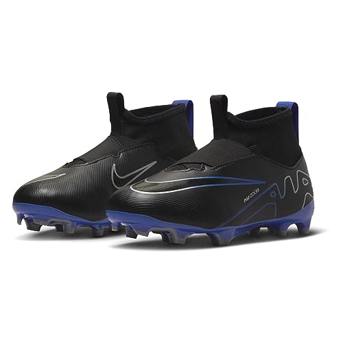 Nike Jr Zoom Superfly 9 Acad Fg/Mg Fußballschuh, Schwarz Blau Grau, 36.5 EU von Nike